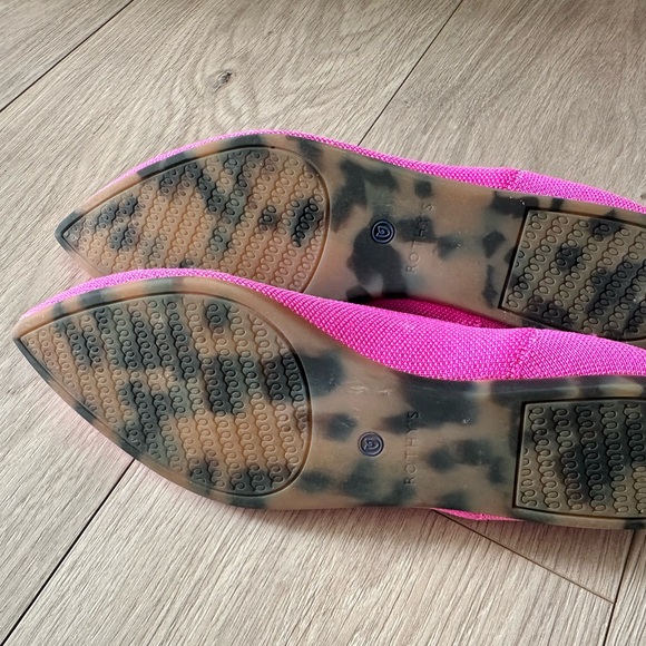 Rothy's Hot Pink Women's Flats - Picture 3 of 3